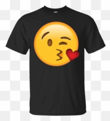 T - Funny St Patty Day Shirts Emoji,Blowing A Kiss Emoji