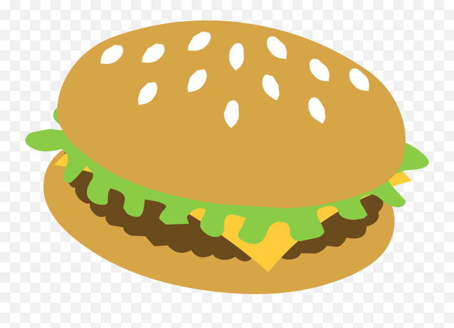 Hamburger Clip Art Transparent Page 7 - Line17qqcom Hamburger Bun Emoji,Durr Emoji