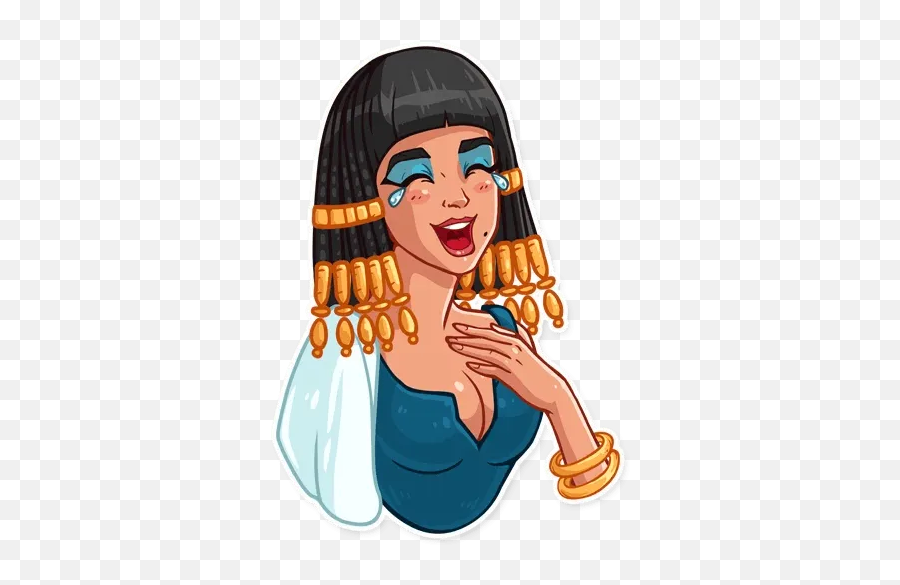 U201ccleopatrau201d Stickers Set For Telegram Emoji,Cleopatra Emoji