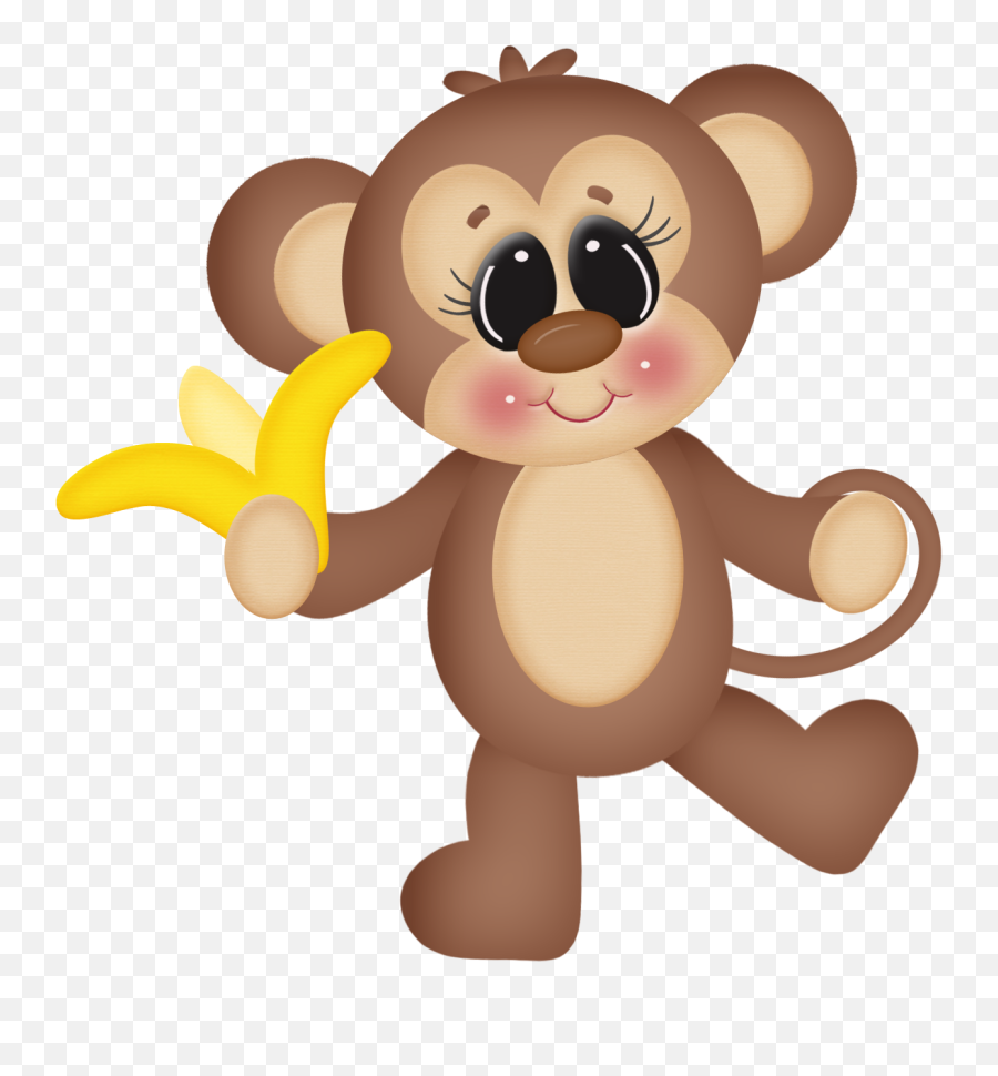 Monkey Baby Shower - Desenho De Macaco Colorido Para Imprimir Emoji,Ruler Clock Monkey Emoji