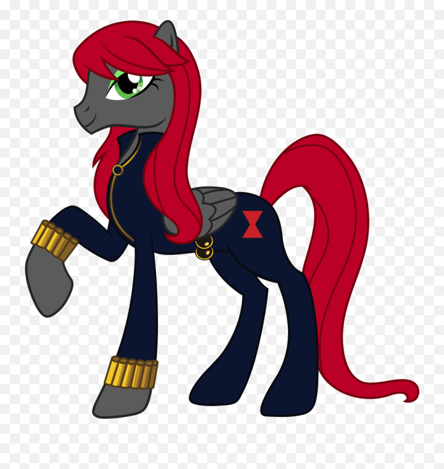 Transparent Black Widow Clipart - Black Widow Pony Png Emoji,Can Black Widow Feel Emotions Comic