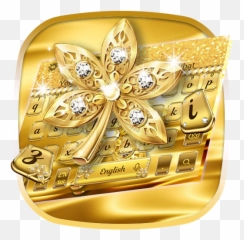 Golden Diamond Leaf - Solid Emoji,Rasta Emoji Keyboard