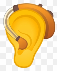 Ear With Hearing Aid Emoji,Discord Moai Emoji