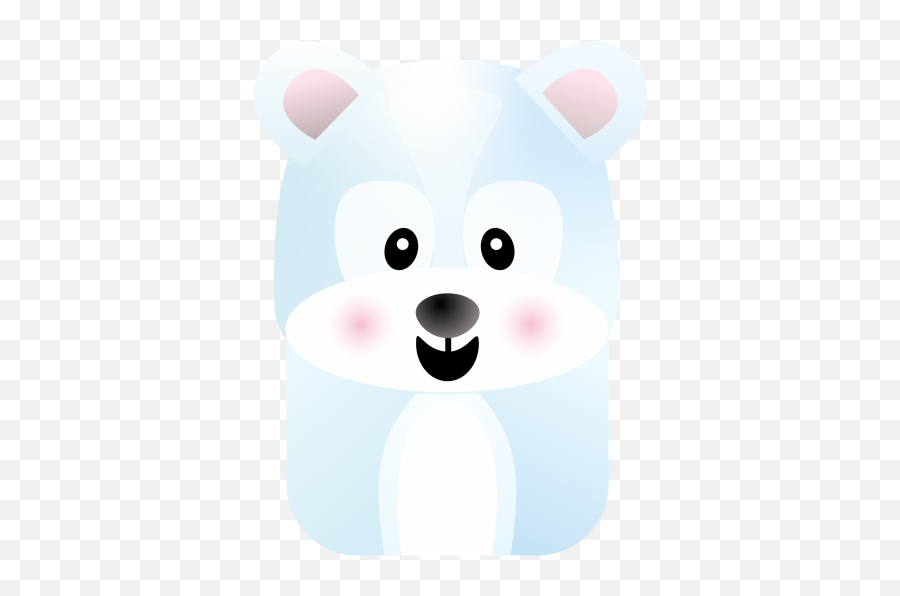 Cute Polar Bear Cartoon Free Stock Photo - Public Domain Emoji,Teddy Ber Emojiemoji