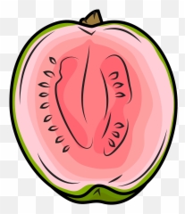 Half Guava Clipart - Fresh Emoji,Passion Fruit Emoji