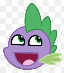Download Spike Awesome Face Improved By M99moron - Spike My Spike My Little Pony Friendship Emoji,Awesome Face Emoticon