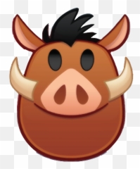 Image Result For Pumbaa Emoji - Disney Emoji Blitz Pumba,Tsunami Emoji
