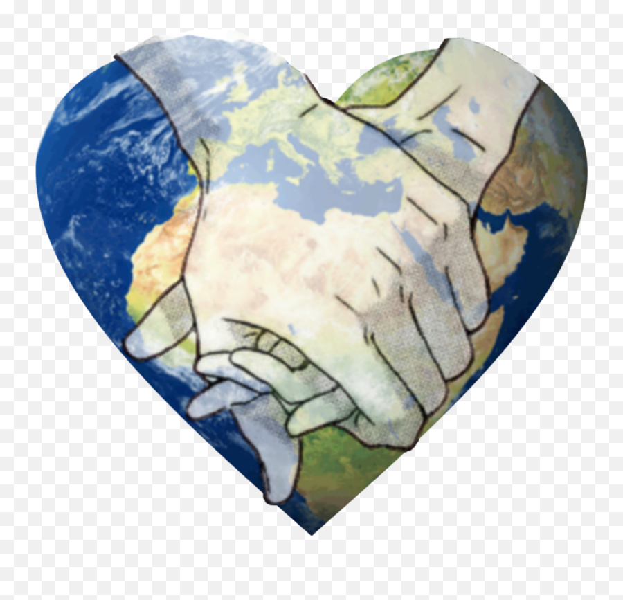 Peace World Handshake Coexist Sticker - Lovely Emoji,Coexist Emoji