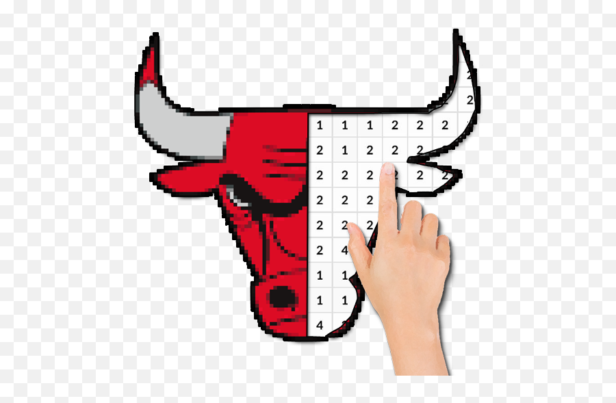 Basketball Logo Team Color By Number - Pixel Art Apps On Basketball Color By Number Emoji,Nba Emoji Quiz