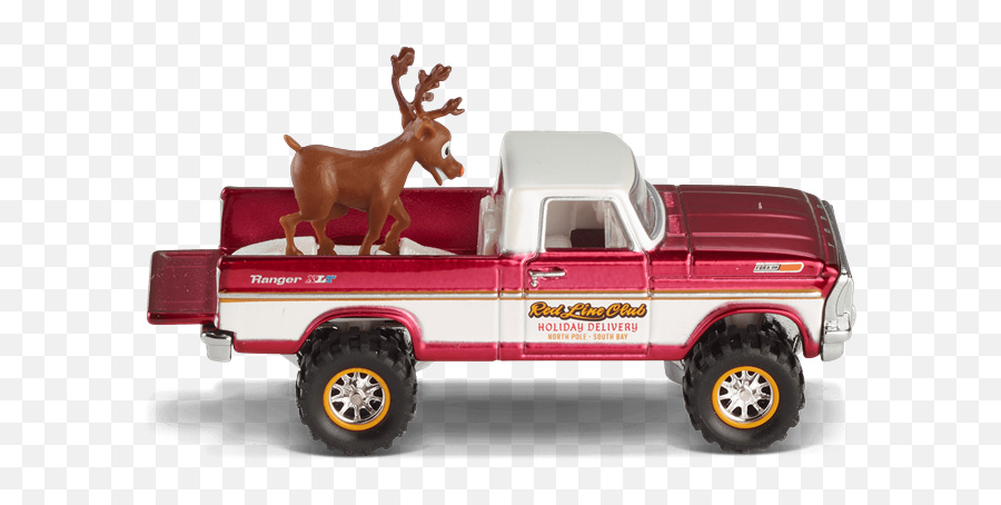 Rlc Exclusive Holiday Texas Drive U0027em With Reindeer At Hwc - Commercial Vehicle Emoji,Bah Humbug Emoji