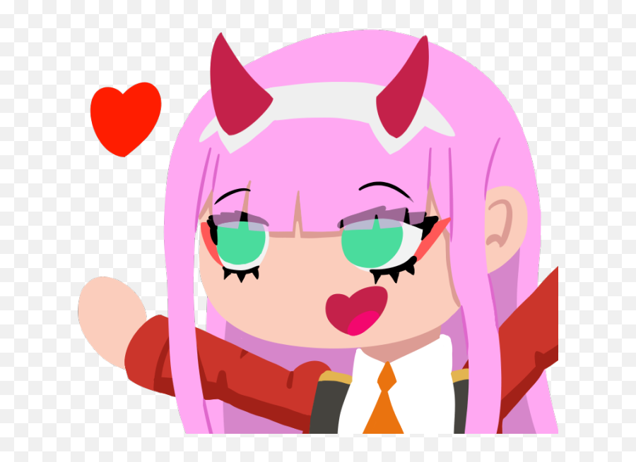 Download Made Some Zero Two Emotes For My Discord Server - Fictional Character Emoji,How To Put Emojis On Discord Channels