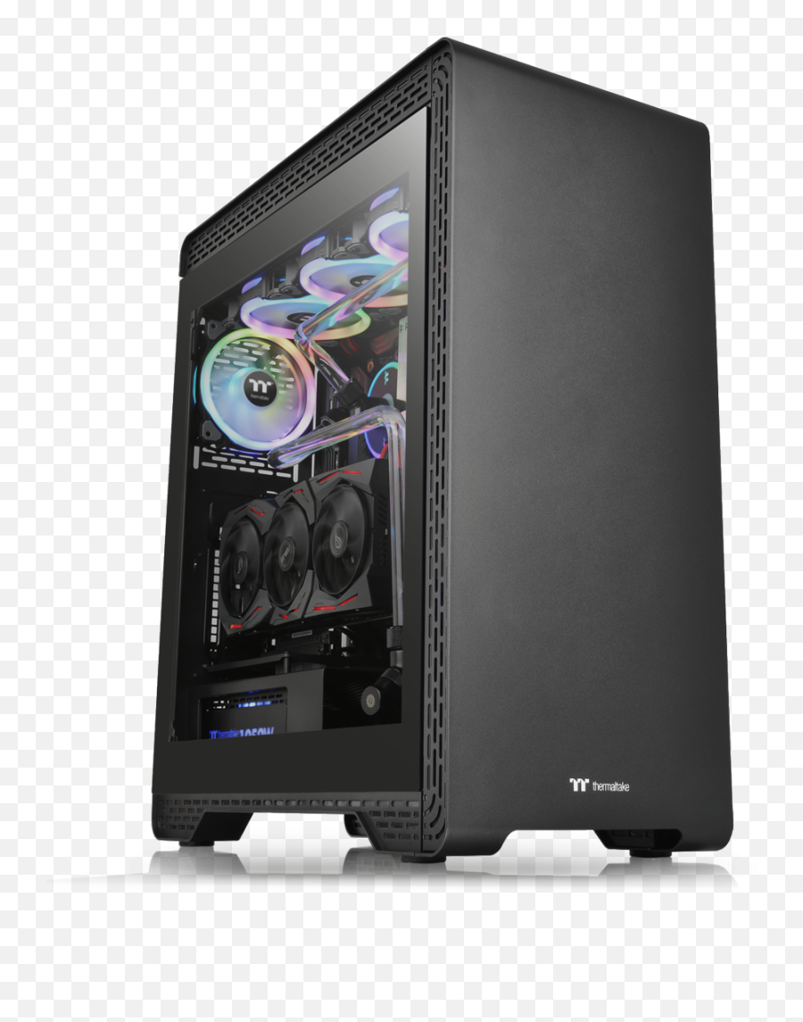 S500 Tempered Glass Mid - Tower Chassis Chassis Tt Community Emoji,(tt) Emoji