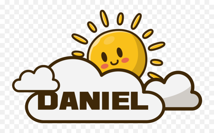 Sun Over Cloud Childrens Bedroom Wall - Happy Emoji,Emoji Mushroom Cloud