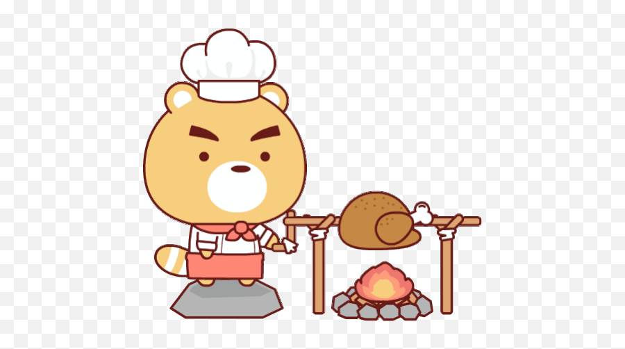 Chef Cooking Gif - Chef Cooking Cute Discover U0026 Share Gifs Bluesbear Gif Emoji,Racoon Emoji