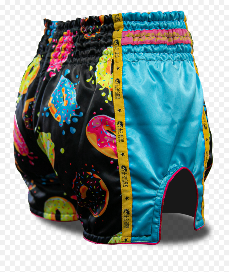 Donut Dream Muay Thai Shorts - Solid Emoji,Donut Emoji Cut File