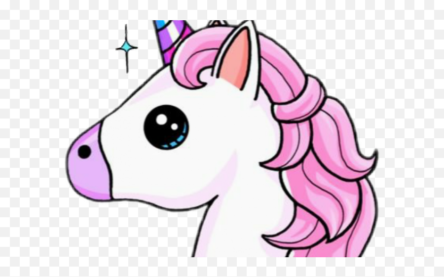 Unicorn Clipart Kawaii Emoji,Unicornio Emoji Para Colorear