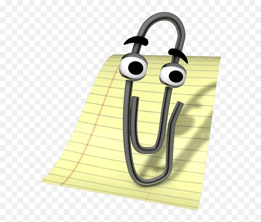 Clippy Paperclip - Windows Clip Gif Emoji,Paperclip Emoji