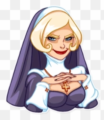 Telegram Sticker 20 From Collection Naughty Nun - Naughty Nun Stickers Emoji,Viber Emoticons For Telegram