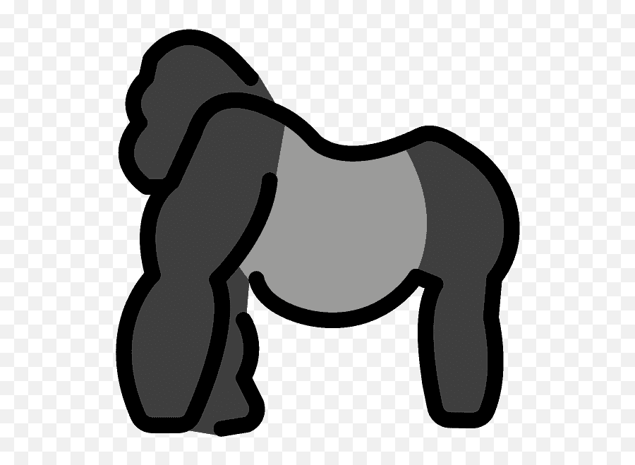 Gorilla - Emoji Meanings U2013 Typographyguru Animal Figure,Horse Emojis