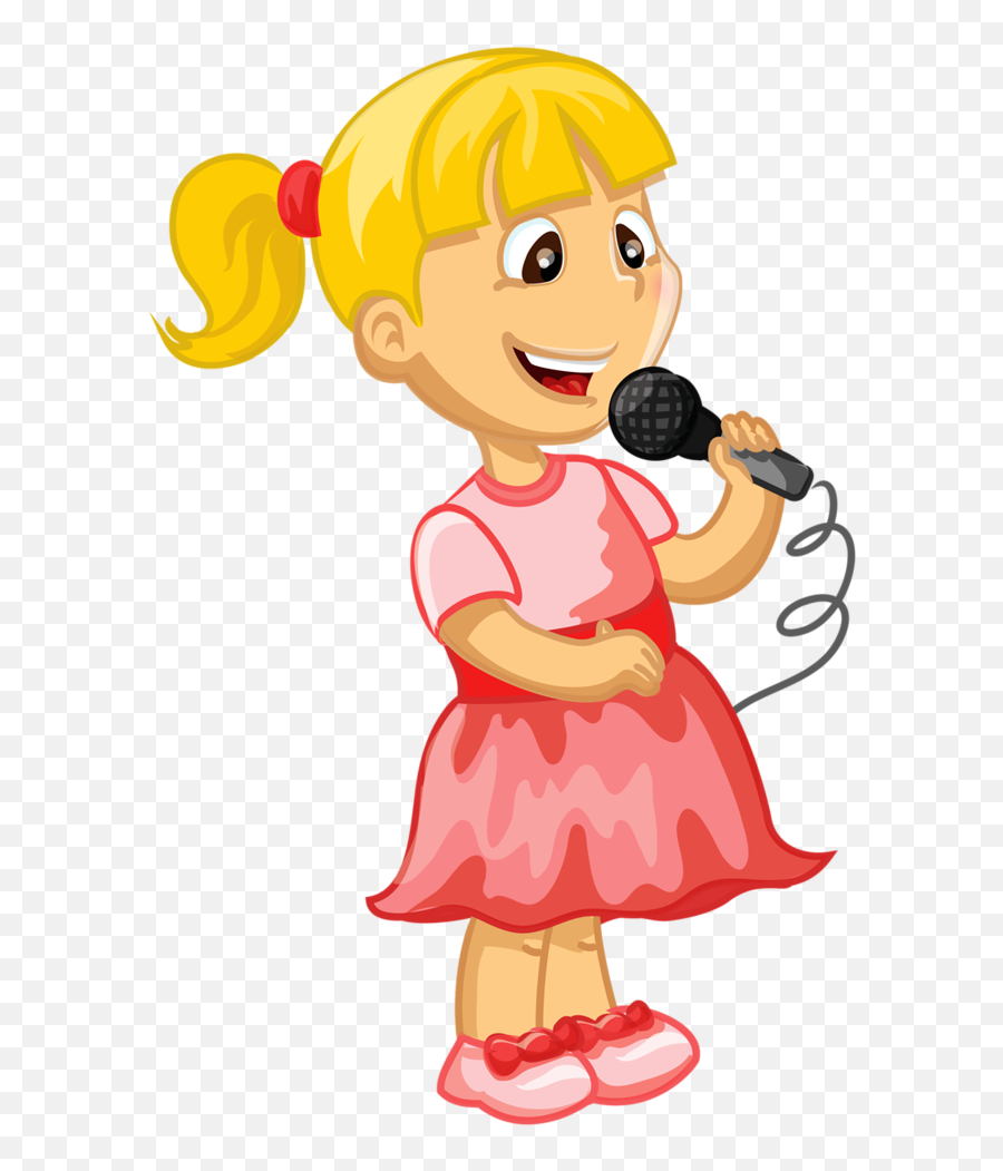 Girl Singing Clipart Png Download - Girl Singing Clipart Child Singing Clipart Png Emoji,Who Is The Girl Singing In The New Emojis
