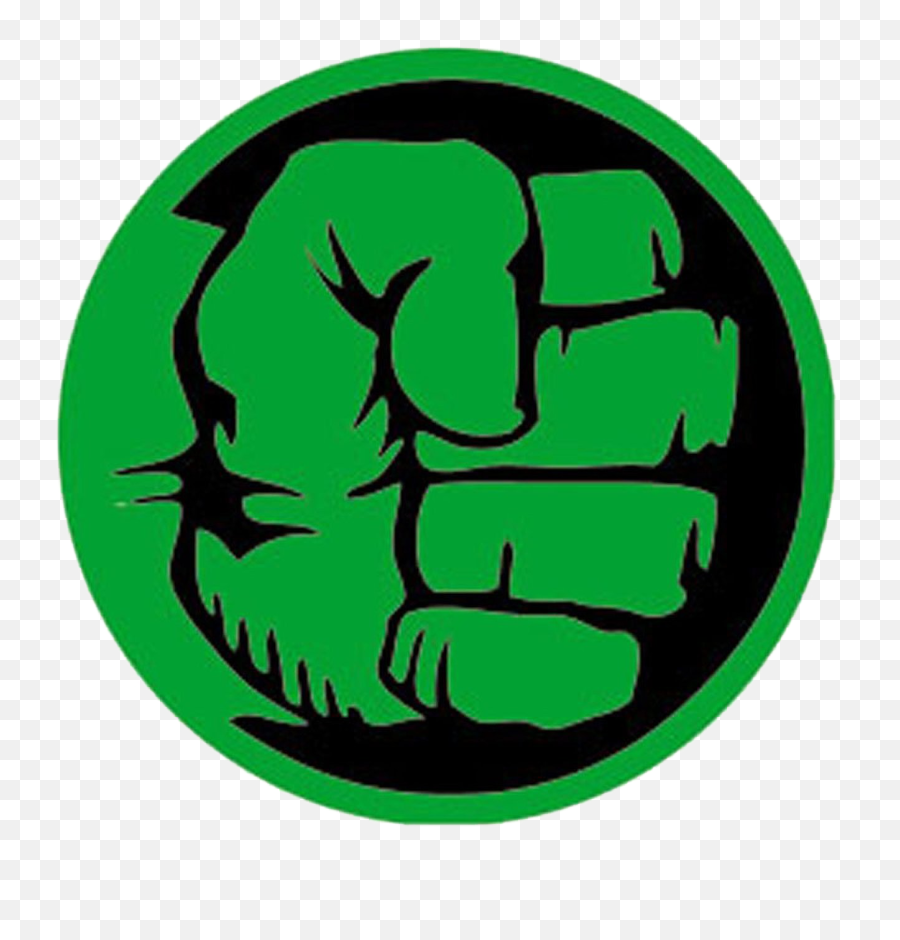 Download Hands Clipart Incredible Hulk - Logo De Hulk Png Emoji,Powerfist Emoji