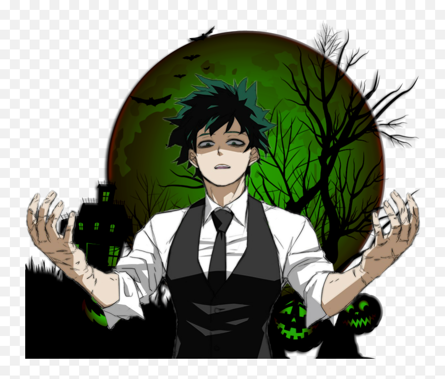 Deku Halloween - Hot Izuku Emoji,1000000% Emoticon For Fb