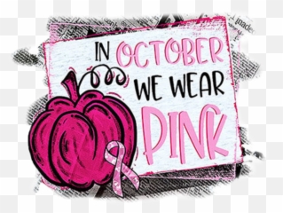 Pumpkin Pink October Sticker - Girly Emoji,Breast Cancer Awareness Emoji