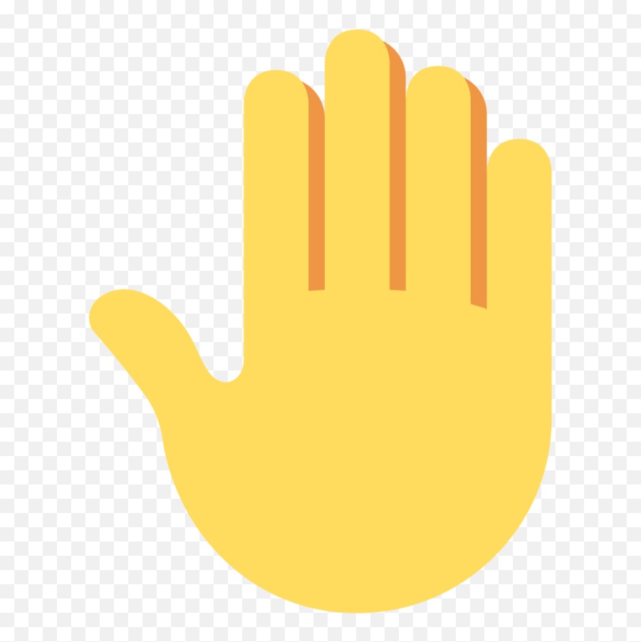 View 26 Transparent Talk To The Hand Emoji - Raised Back Of Hand Emoji,Talking With Only Emojis