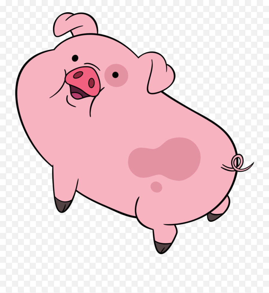 Clip Arts Related To - Gravity Falls Waddles Png Transparent Waddles Gravity Falls Emoji,Leaf And Pig Emoji