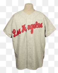 1957 Laa Pcl Road Uniform - Vintage Los Angeles Angels Gear Emoji,Ghost Bear Emoji Jersey