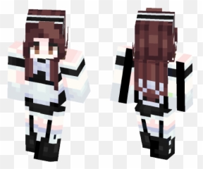 Download Maid Minecraft Skin For Free - Purple And Black Skin Minecraft Girl Emoji,Aphmau Emotion Skins