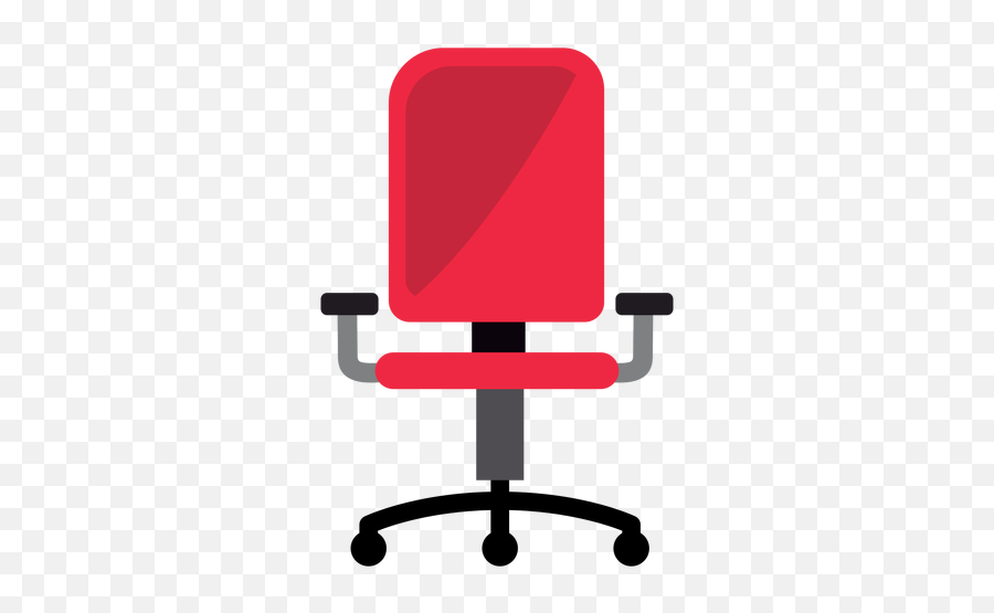 Red Office Chair Clipart - Vector Office Chair Png Emoji,Japanese Emoticons Hearthands