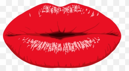 Red Lips Clipart - Clip Art Of Red Lips Emoji,Red Lips Emoji