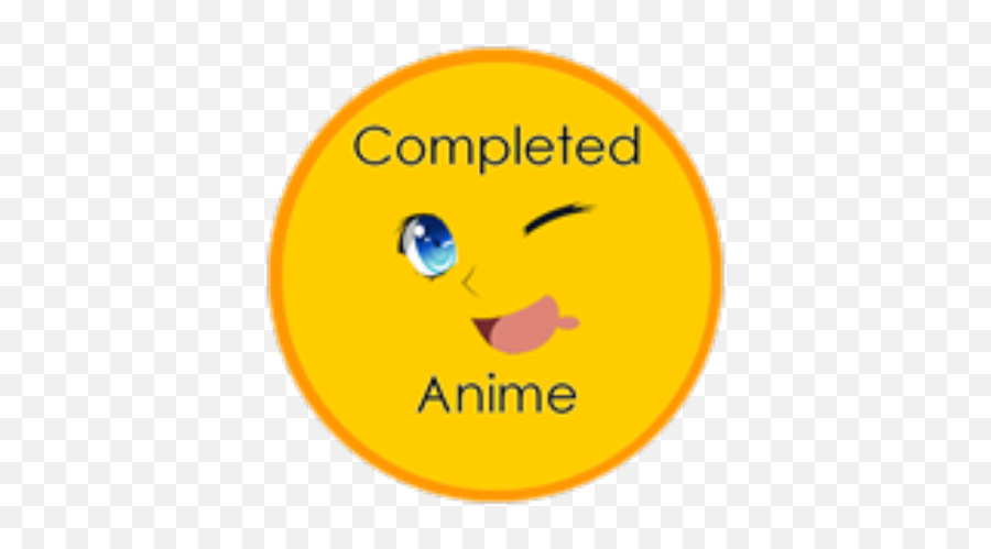 Completed Medium Anime - Roblox Emoji,Anime Emoticon Happy