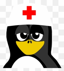Nurse Penguin Clipart Free Download Transparent Png Emoji,Tux Penguin Emoticon