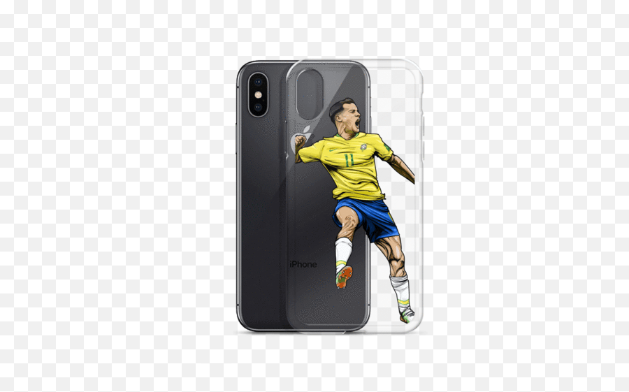 Download Coutinho Bra Iphone Case - Football Player Png Player Emoji,Nfl Player Emojis