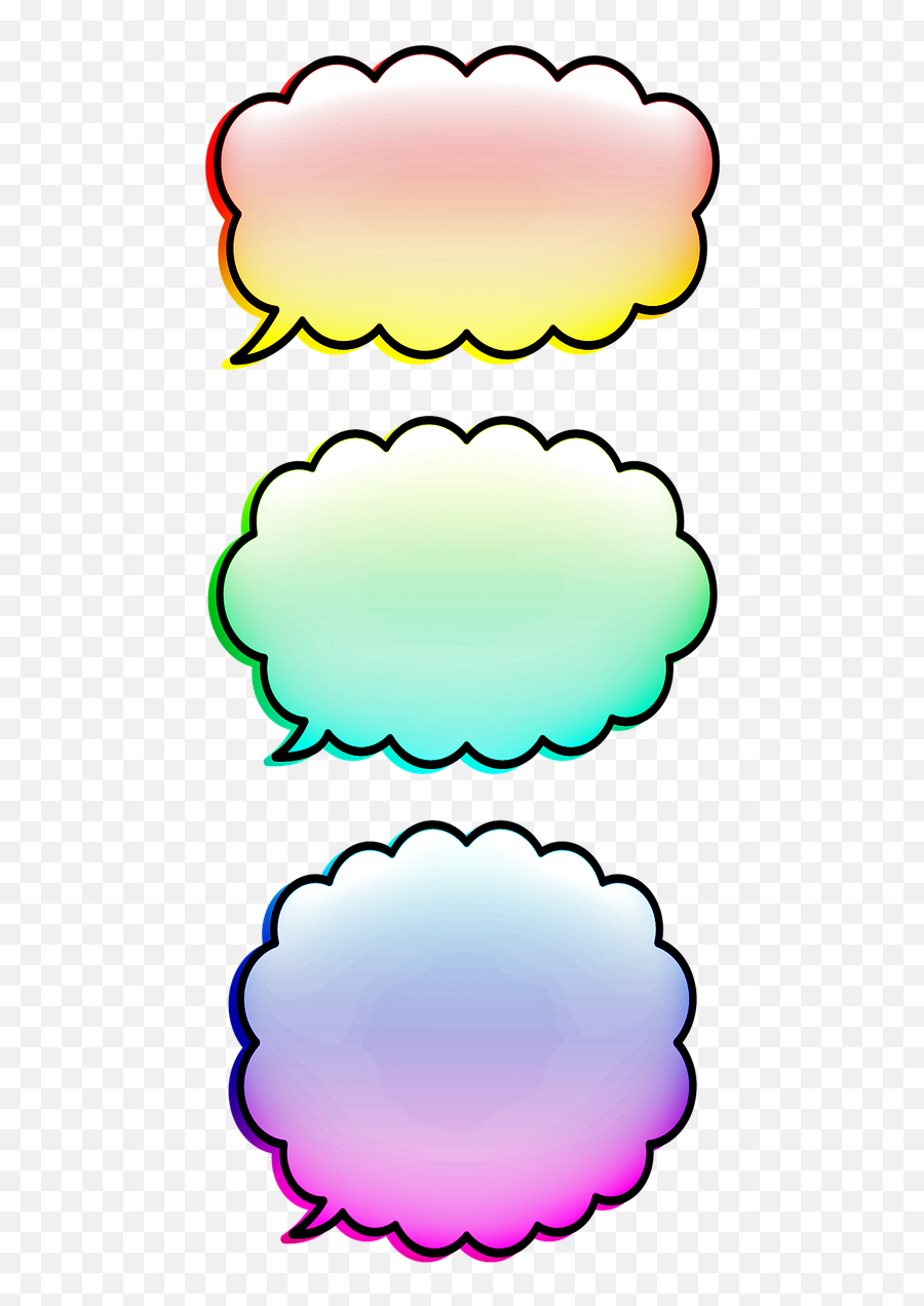 Speech Bubbles Comic - Free Image On Pixabay Emoji,Text Bubble Emojis Png