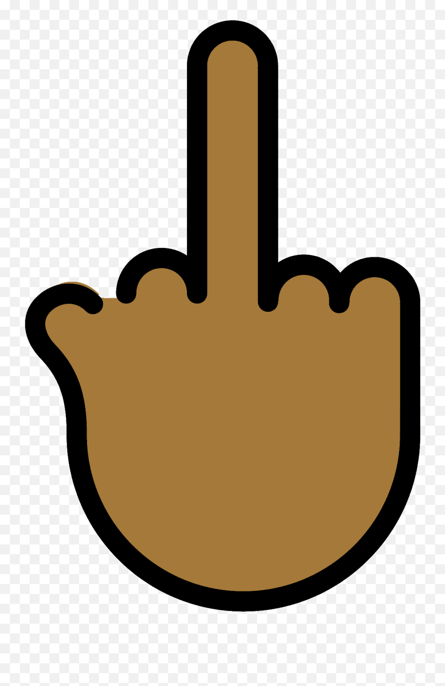 Middle Finger Clipart - Clipartworld Emoji,Darkskin Baby Emoji