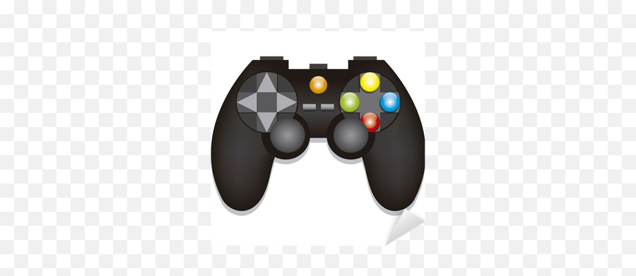 Sticker Vector Videogame Controller - Pixershk Emoji,Apple Emoji Vector