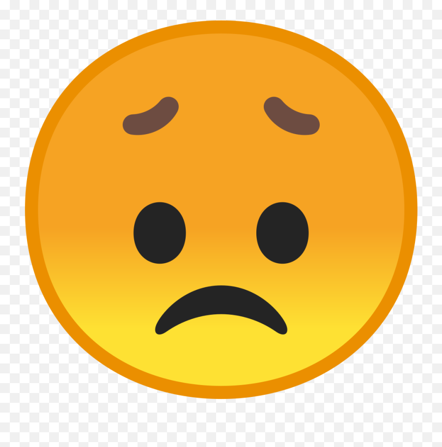 Worried Emoji Meaning With Pictures From A To Z - Worried Face Icon,Grimace Emoji