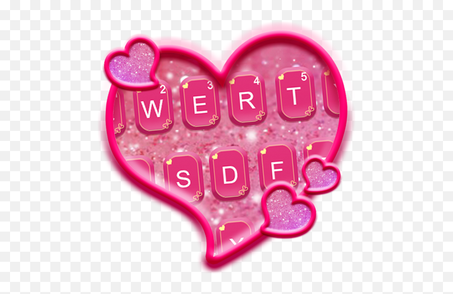 Glitter Heart Emoji Keyboard - Apps On Google Play Girly,Emoji Remix