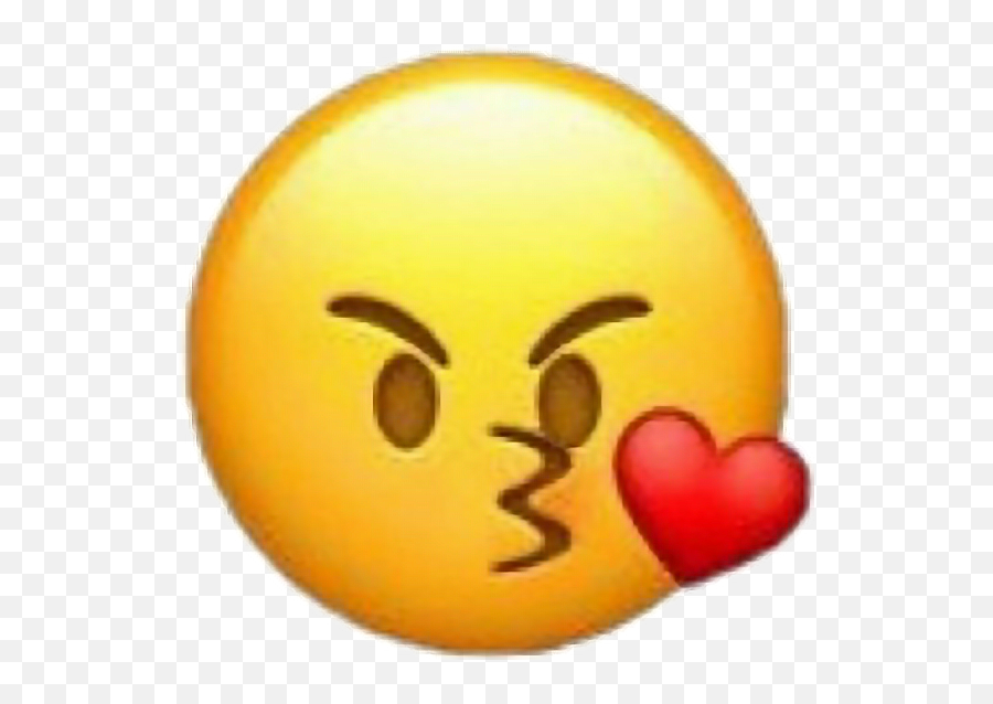 Emoji Kiss Angry Face Edit Sticker - Mad Angry Kiss Emoji,Angry Face Emoticon