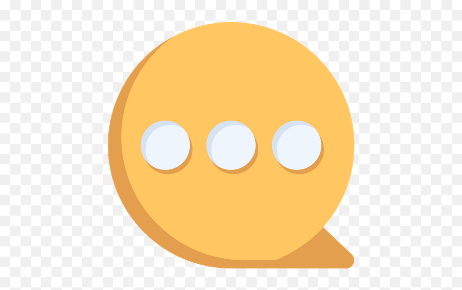 Bubble Chat Icon Of Flat Style - Happy Emoji,Speech Bubble Emoticon