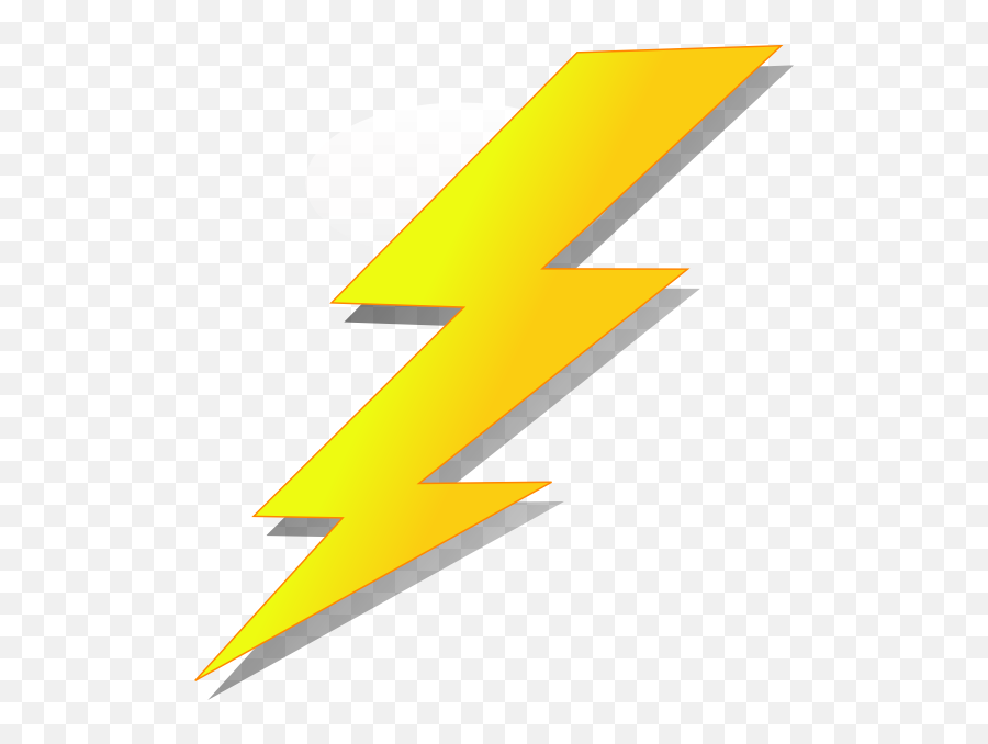 Lightning Strike Cartoon Clip Art - Transparent Cartoon Lightning Bolt Emoji,Lightning Bolt Emoji