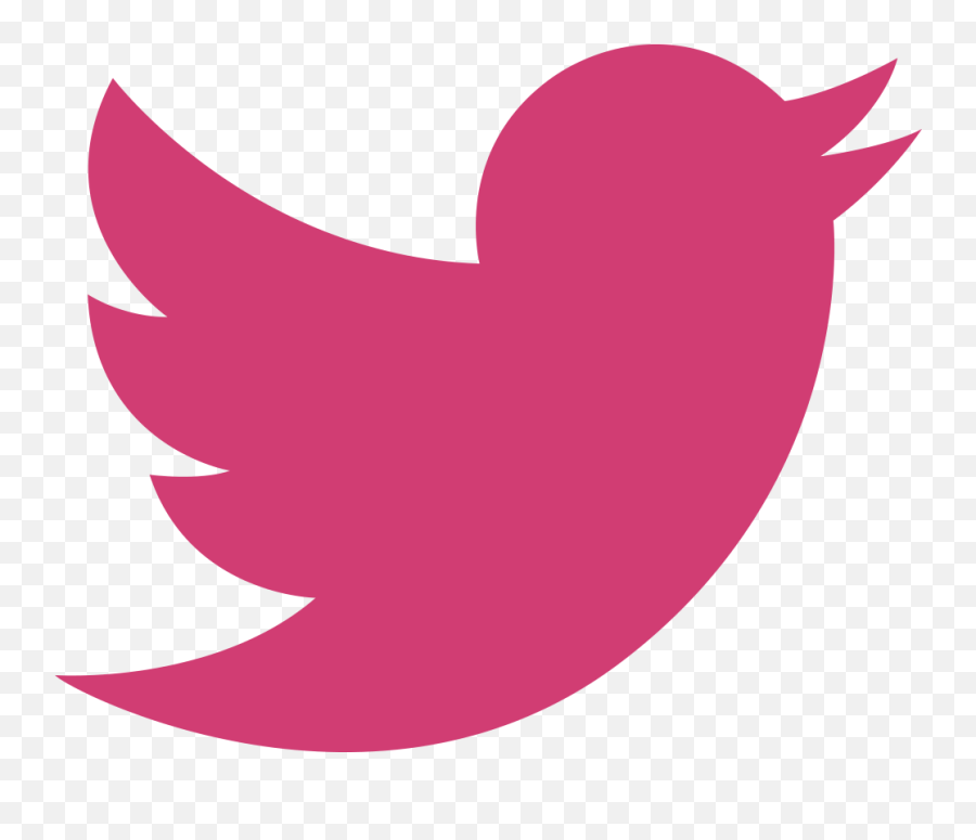 Pink Twitter Logo Transparent Clipart - Twitter Apk Emoji,Twitter Bird Emoji