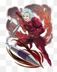 Ban - 3 Section Staff Ban Emoji,Meliodas Emotions