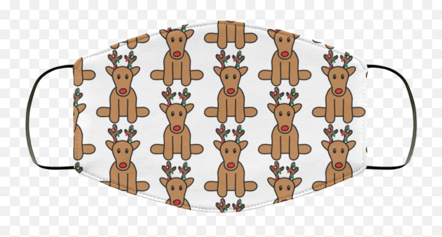 Cute Sitting Rudolph Reindeer With - Skateboard Deck Emoji,Emoji Face Glasses Lighting