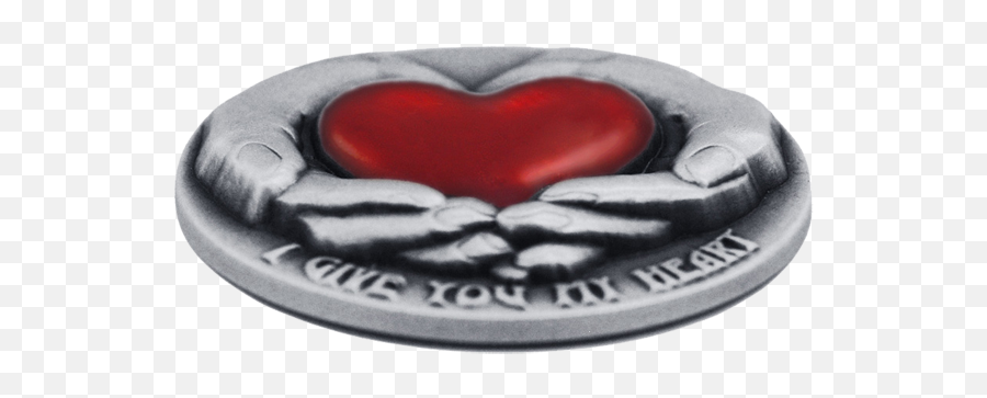 Niue 2016 5 I Give You My Heart Emotions Series 3oz Antique Emoji,I Give You Emotions