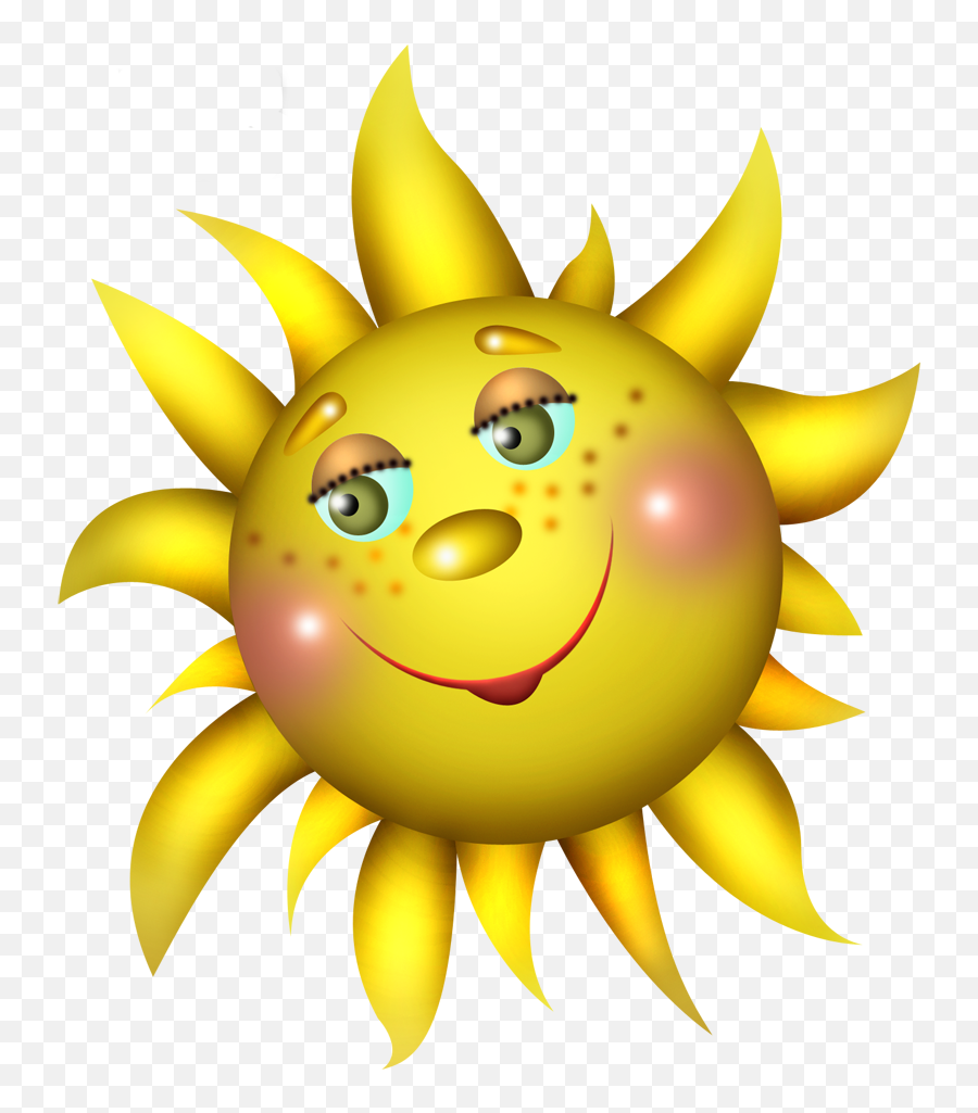 Excited Face Png - Transparent Smiley Face Emoji Guten Sun Smiling Gif,Smiling Face Emoji