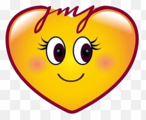 Emoji Heart Smiley Sticker - Emoji,What Are Emoji Loves On Musically